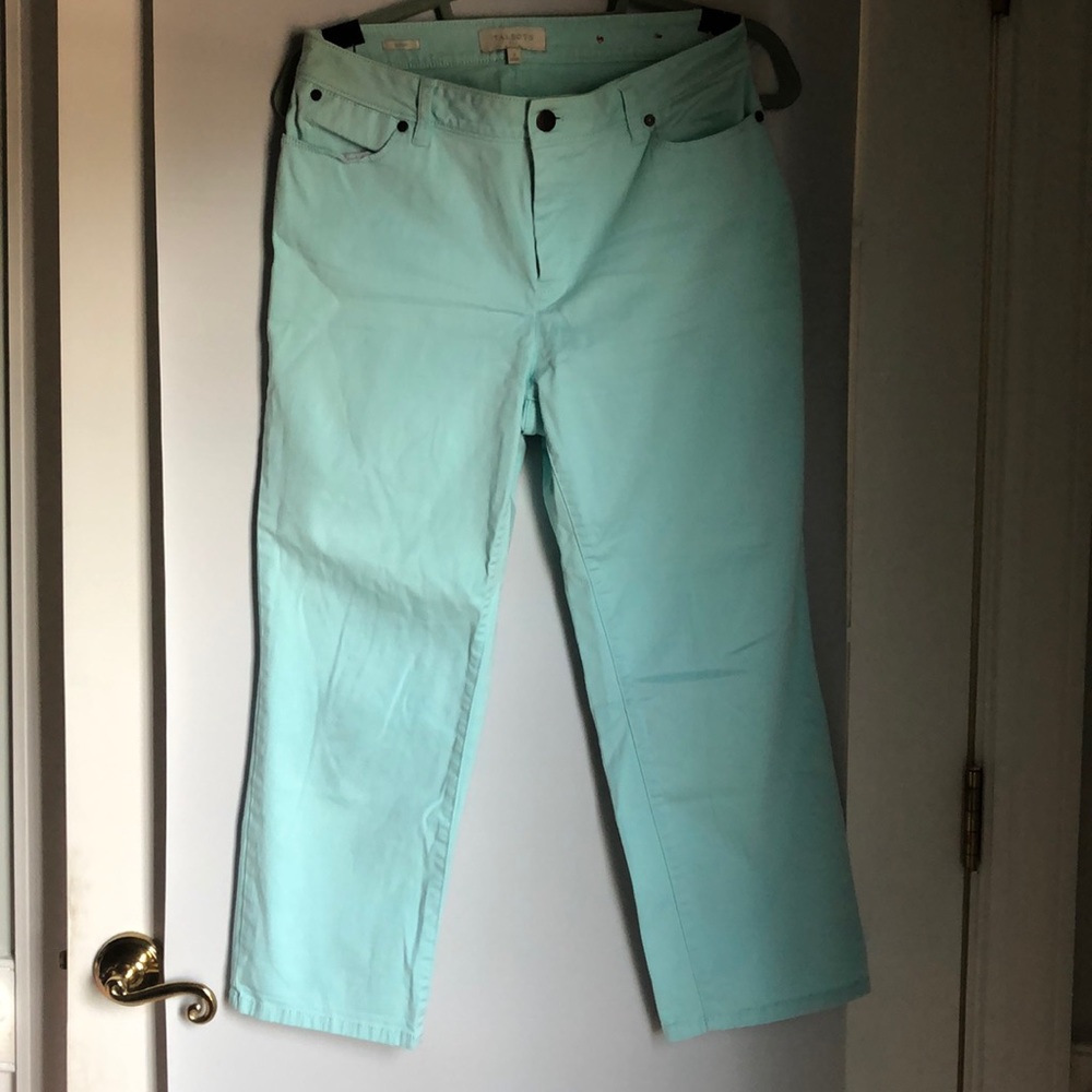 Talbots curvy colored capris